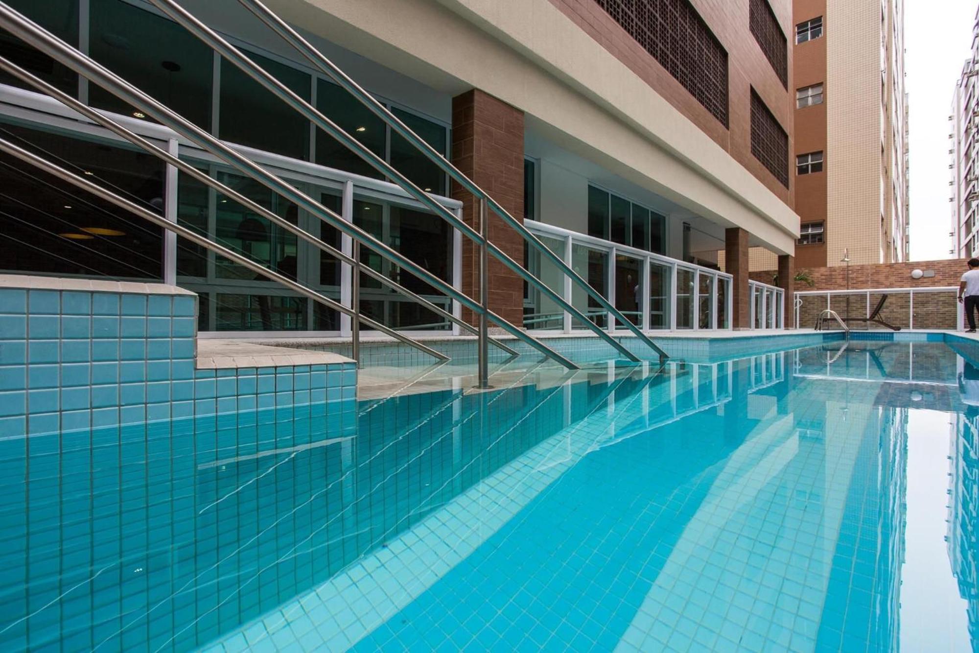 Residencial Estanconfor Com Vista Mar 2 Ac E Garagem Διαμέρισμα Σάντος Εξωτερικό φωτογραφία